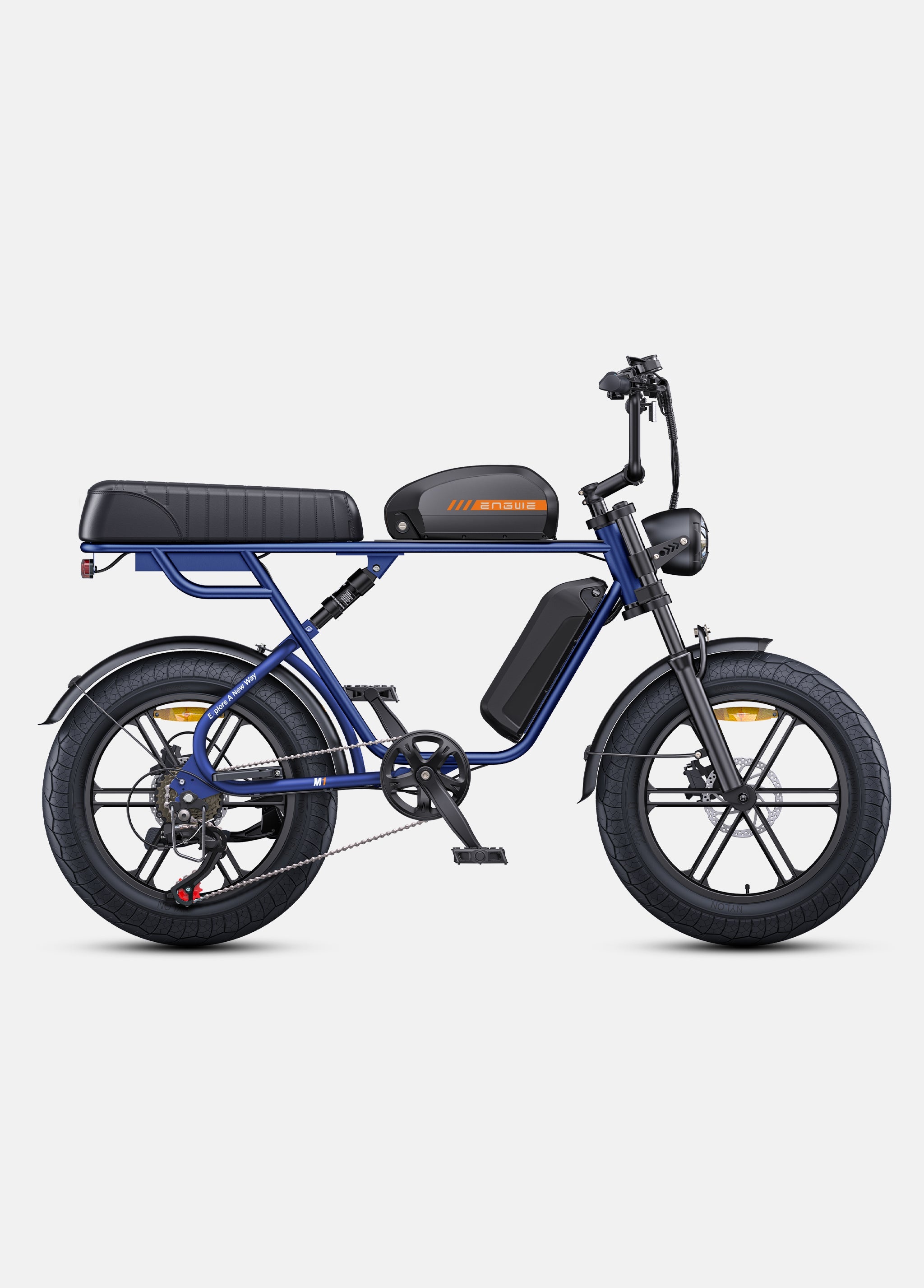 ENGWE M1 Electric Bike – 250W, Dual Battery, 170 km Range, Fat Tires
