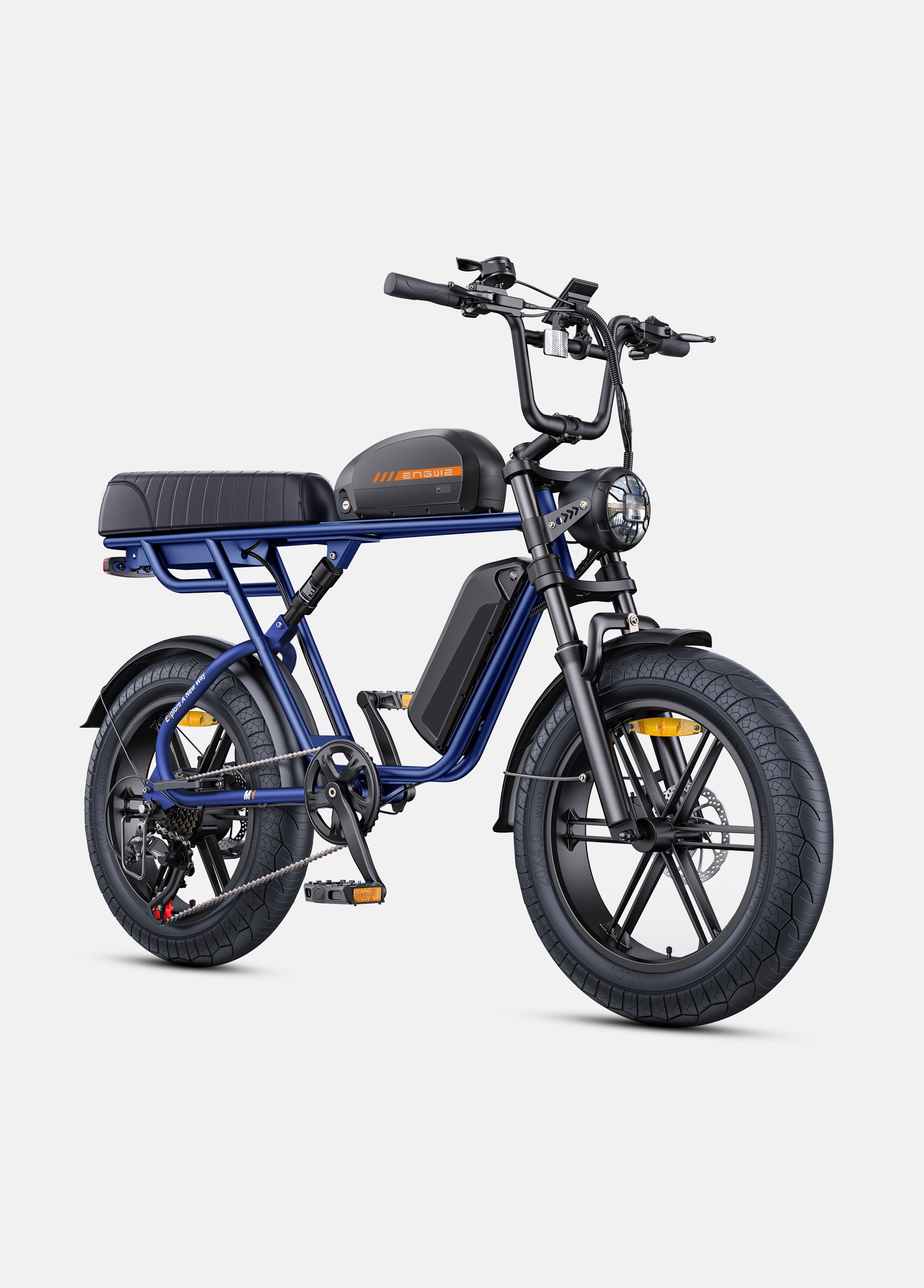 ENGWE M1 Electric Bike – 250W, Dual Battery, 170 km Range, Fat Tires