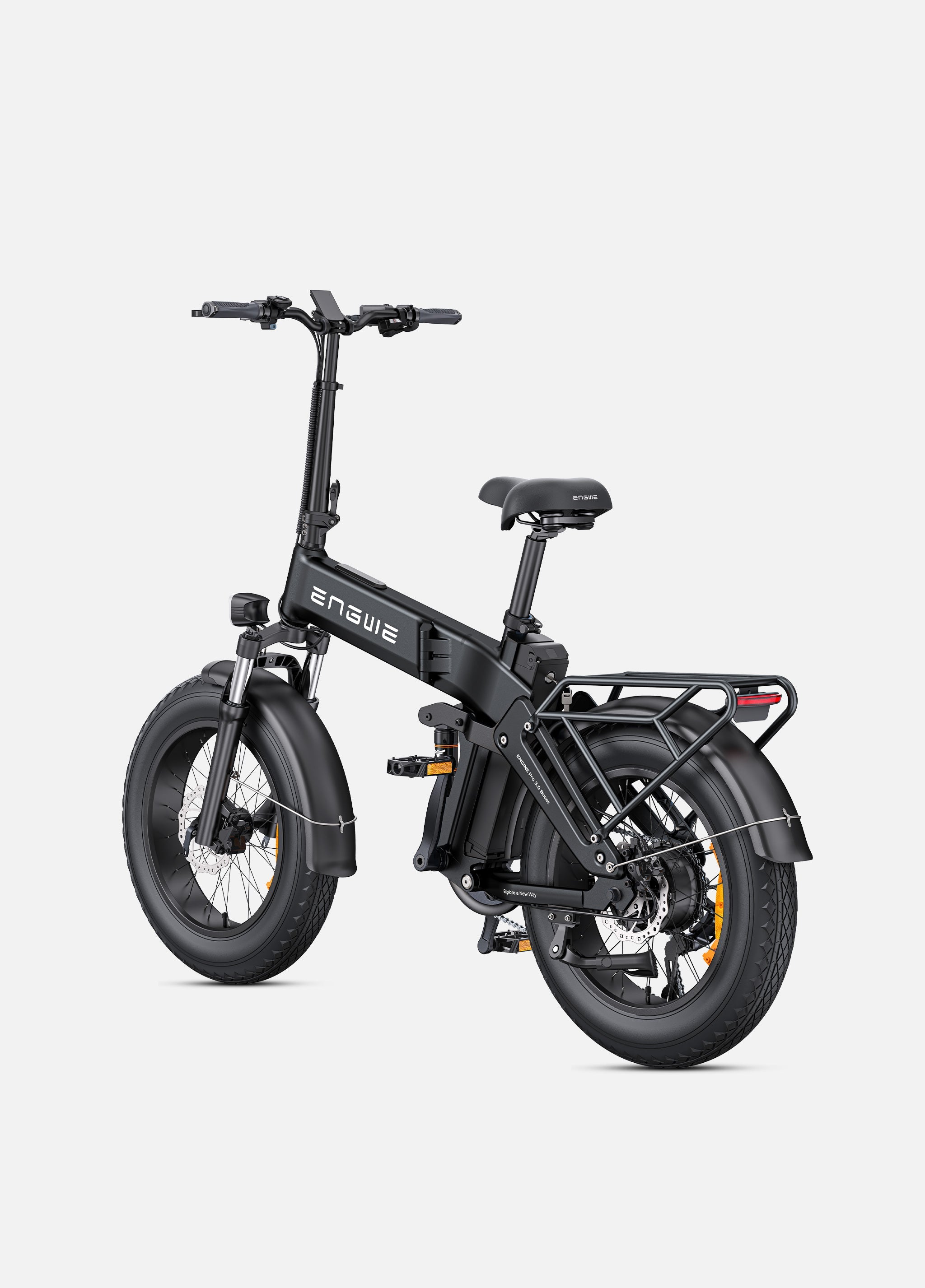 ENGWE Engine Pro 3.0 Boost Electric Bike – 250W, 90 Nm Torque, 130 km Range, Foldable Fat Tire e-Bike