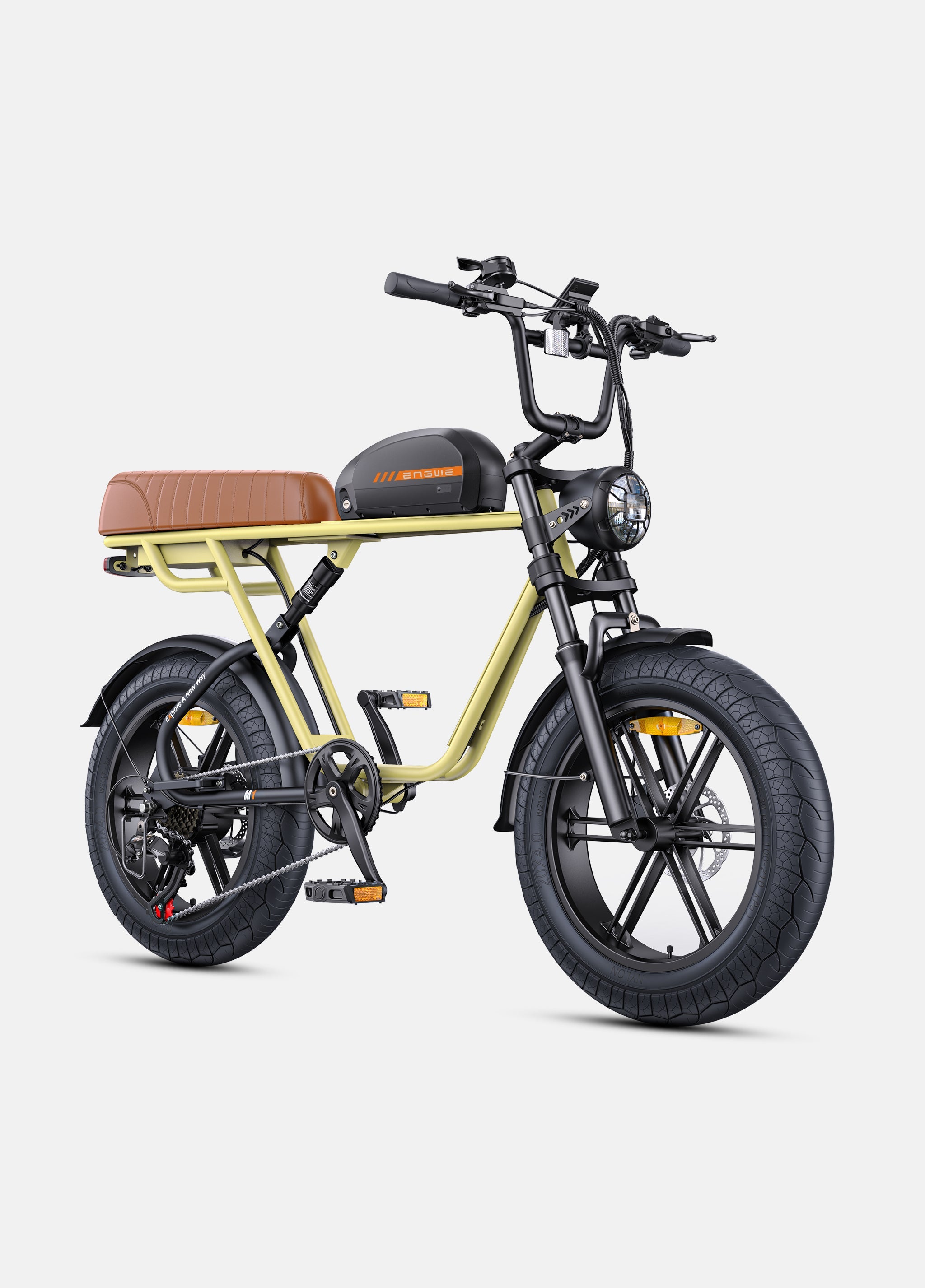 ENGWE M1 Electric Bike – 250W, Dual Battery, 170 km Range, Fat Tires